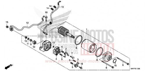 STARTER MOTOR CB500XAN de 2022
